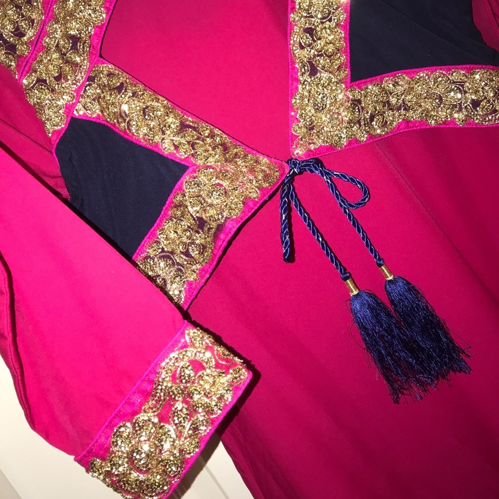 Long pakistani Indian kaftan abaya dress gown